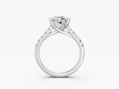 ZKR09 ENGAGEMENT RING 3D print model