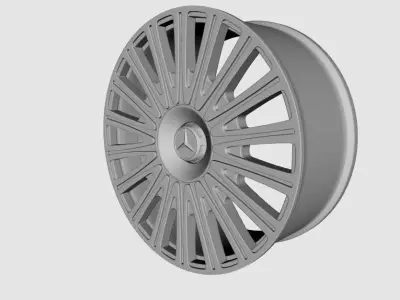 Wheels mercedes maybach s600 pullman 3D model
