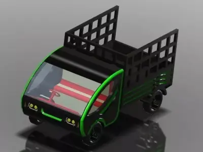 Cruzer L cargo truck Free 3D model