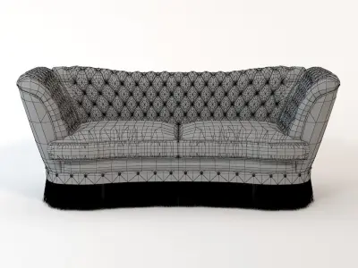 Sofa LIBRARY OAK 3D model