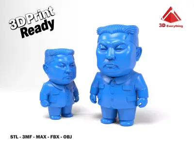 North Korean President 3D print model