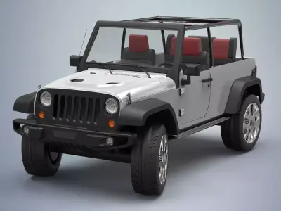 Off-road Jeep 3D model