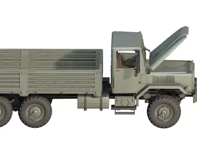 M939 series 5-ton 6 by 6 truck 3D model