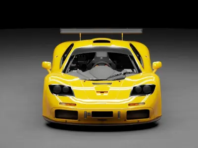 Mclaren F1 GTR 3D model