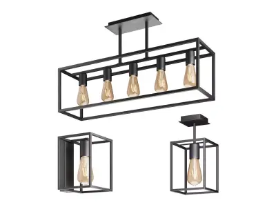 Nowodvorski CRATE lamp 3D model
