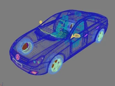 Mercedes CLS500 3D model
