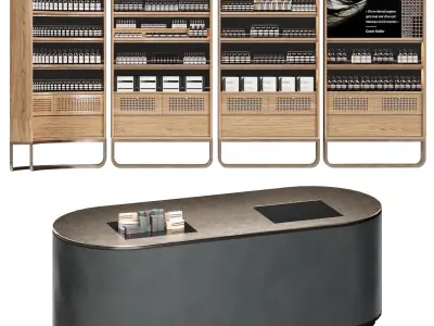 Cosmetic store 3 3D model