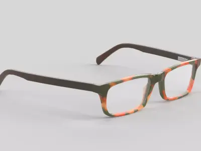 Cruncher Eyewear Glasses Low-poly 3D model