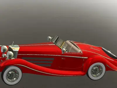 Mercedes Benz 540 K 3D model