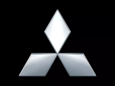  Mitsubishi - Car Logo Emblem Modern Free low-poly 3D model