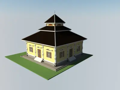 SImple Mosque 3D model