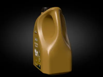 Daytona 5W30 Engine Oil 4L Free 3D model