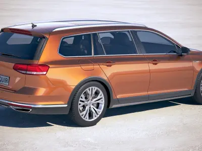 Volkswagen Passat Alltrack 2018 3D model