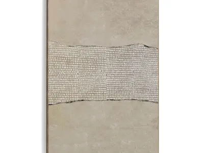 Plaster Two Photo Frame 522 Low-poly 3D model
