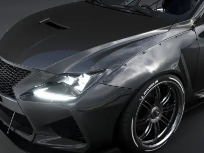 LEXUS RCF  3D model