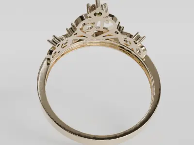 quinceanera ring 3D print model