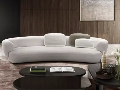 modern sofa combo Low-poly 3D model