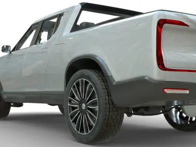 Generic Pickup v21 Low-poly 3D model