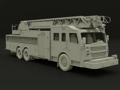 Firetruck Viper 3D model