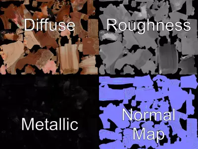 Elegant Brown Abaya model pack Low-poly 3D model