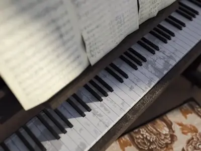 Victorian Room Interior Scene  3D model