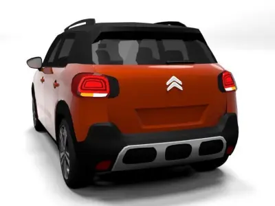 CITROEN C3 AIRCROSS LOWPOLY Low-poly 3D model