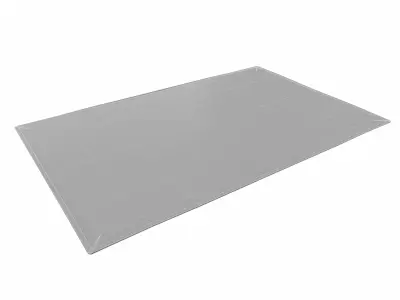 Grey Rug Low-poly 3D model