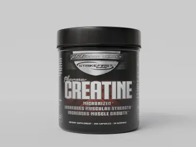 Protein Powder 3D model 3D model