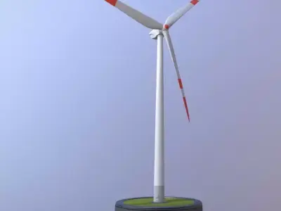 Wind Turbine  3D model