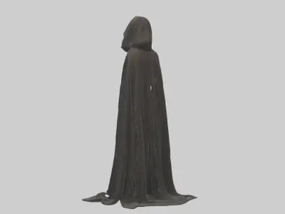 Cloak Model 1 Low-poly 3D model