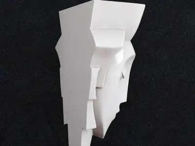 Face Mask Girl 3D print model