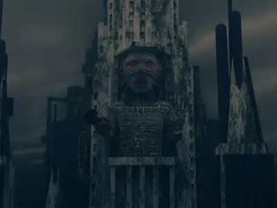 hidden rain village  3D model