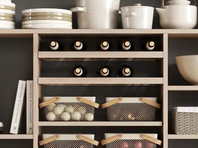 kitchen accessories N058 3D model