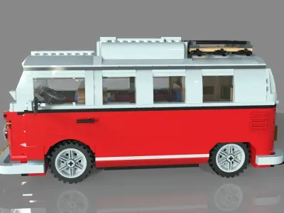Lego car 3D model
