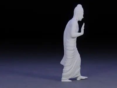 Buddha Idol 3d printable model 1 3D print model
