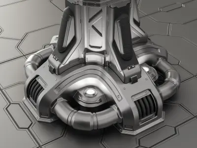 Sci-Fi Industrial Object 06 3D model