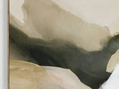 Plaster Two Photo Frame 296 Low-poly 3D model