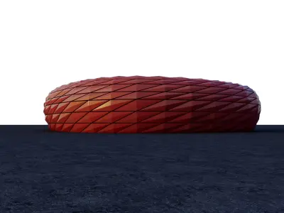 exterior stadium model 3D model