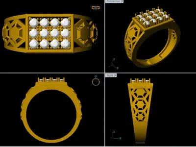 Mens Ring 3D print model