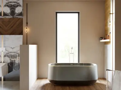 Interior - Bathroom - 210623 3D model