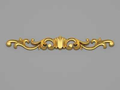 Classic Carved 006 3D model