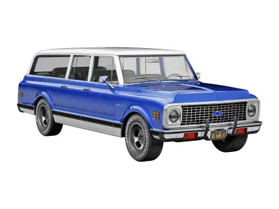 Chevrolet suburban 1972 3D model