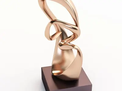 Kieff Grediaga Antonio Bronze Sculpture 3D model