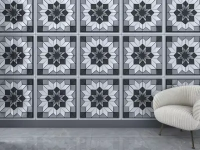 3d wall panel Low-poly 3D model 21