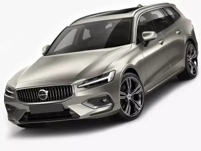 Volvo V60 2019 3D model