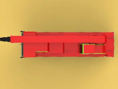 FIRETRUCK FIREFIGHTER FIREFIGHTING FIREMAN ENGINE MOBILE CRANE 3D model