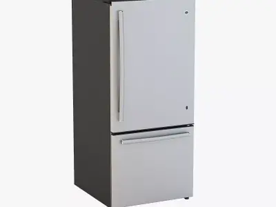 General Electric Energy Star Bottom Freezer Refrigerator 3D model