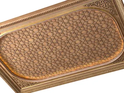 Oriental Ceiling Decorative Set 3D model