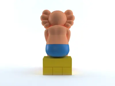 Kaws Sad 3D model