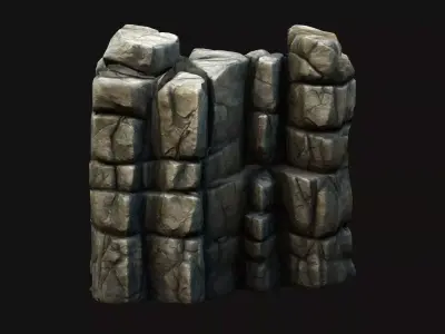 Rock Stone 24 Free low-poly 3D model